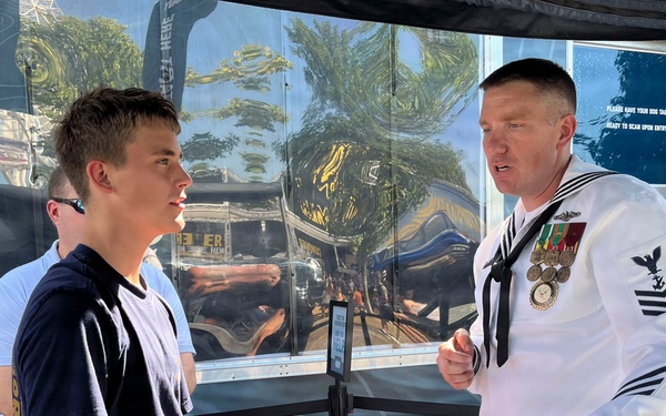 NTAG Northern Plains Sailors attend the Minnesota State Fair with the Strike Group.