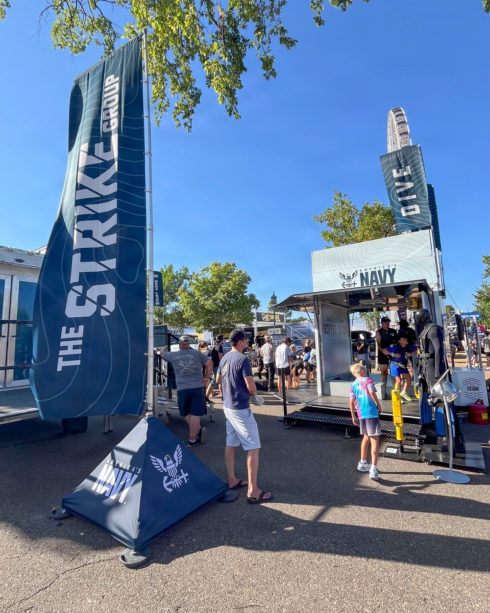 NTAG Northern Plains Sailors attend the Minnesota State Fair with the Strike Group.