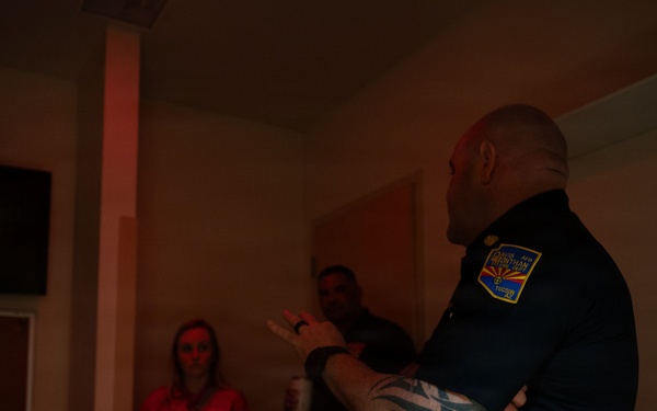 Vance AFB visits DM Fire Station