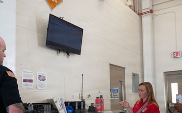 Vance AFB visits DM Fire Station