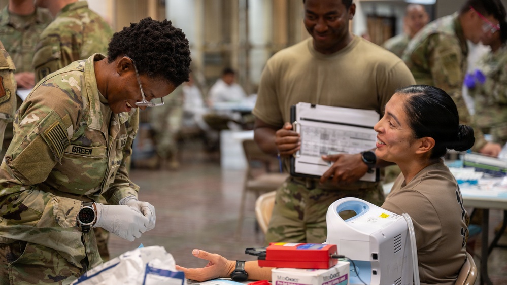 First standardized walking blood bank training strengthens Osan readiness