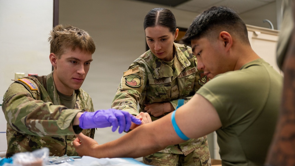 First standardized walking blood bank training strengthens Osan readiness