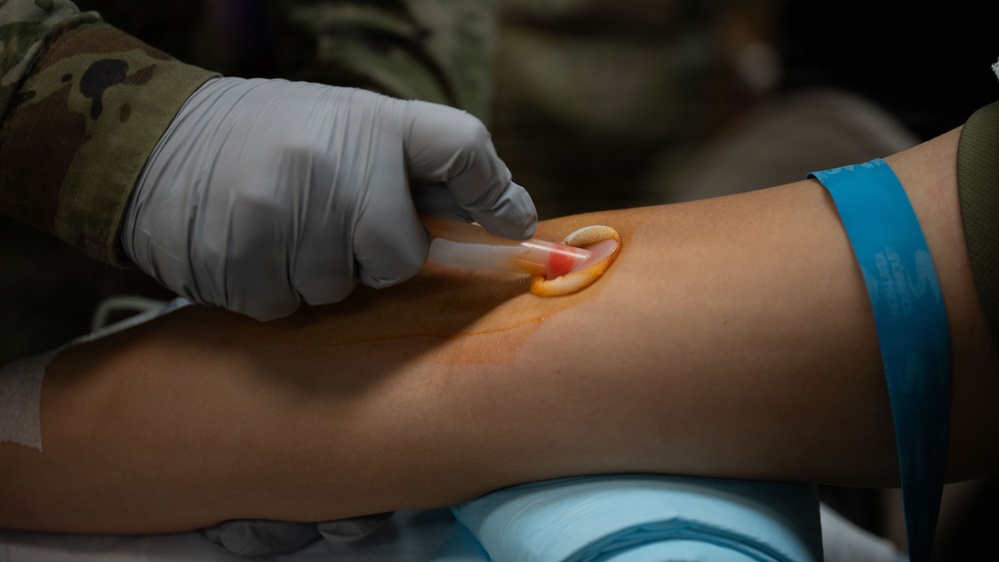 First standardized walking blood bank training strengthens Osan readiness