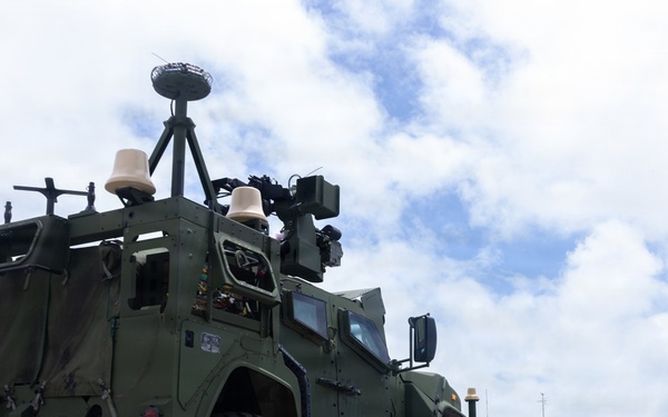U.S. Marines with 12th LAAB offload MADIS