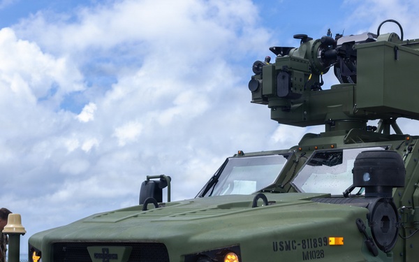 U.S. Marines with 12th LAAB offload MADIS