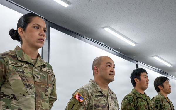U.S. and Japanese Forces host Coin Ceremony for Yama Sakura 91
