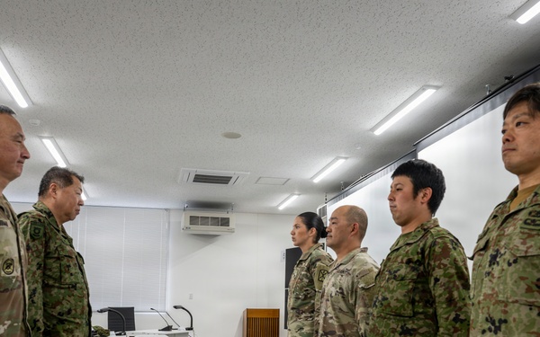U.S. and Japanese Forces host Coin Ceremony for Yama Sakura 91