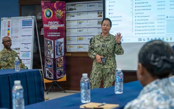 Pacific Partnership 2026 conducts a Reserve Officer Training Unit (ROTC) engagement with students at Institut Tadbiran Awam Negara Sabah in Kota Kinabalu, Malaysia
