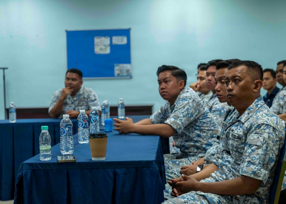 Pacific Partnership 2026 conducts a Reserve Officer Training Unit (ROTC) engagement with students at Institut Tadbiran Awam Negara Sabah in Kota Kinabalu, Malaysia