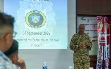 Pacific Partnership 2026 conducts a Reserve Officer Training Unit (ROTC) engagement with students at Institut Tadbiran Awam Negara Sabah in Kota Kinabalu, Malaysia