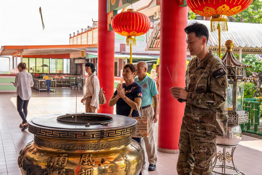 Pacific Partnership 2026 conducts faith-based host nation outreach engagement and disaster management event at Puh Toh Si Buddhist Temple in Kota Kinabalu, Malaysia