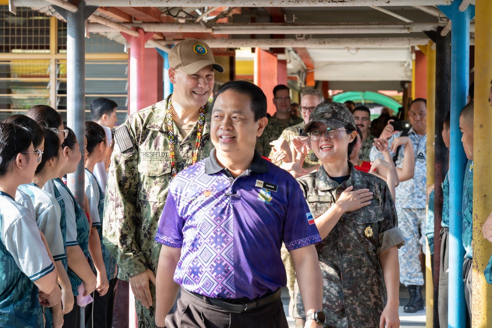 Pacific Partnership 2026 conducts host nation outreach event at Sekolah Menengah Kebangsaan Datuk Peter Mojuntin school in Kota Kinabalu, Malaysia