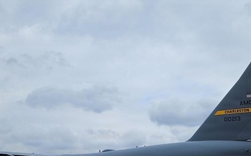 U.S. Air Force C-17 delivers equipment to the Nigerian Air Force in Lagos and Kainji