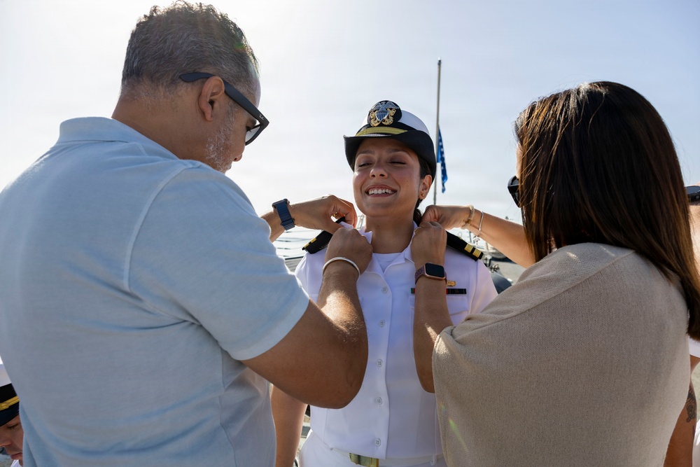 Officer Promotion Ceremony on DDG 117