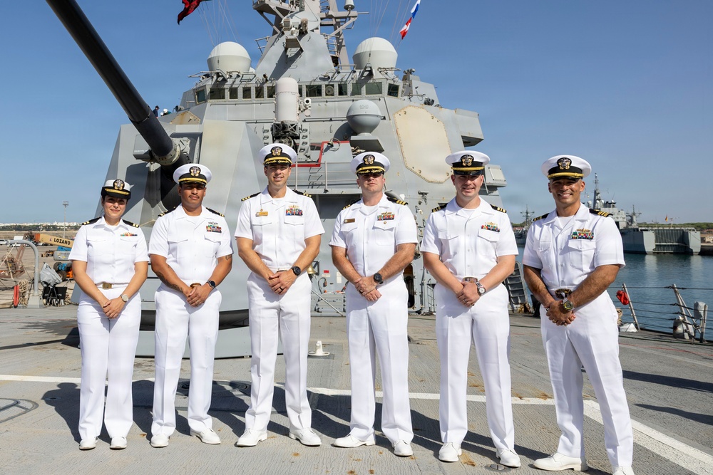 Officer Promotion Ceremony on DDG 117