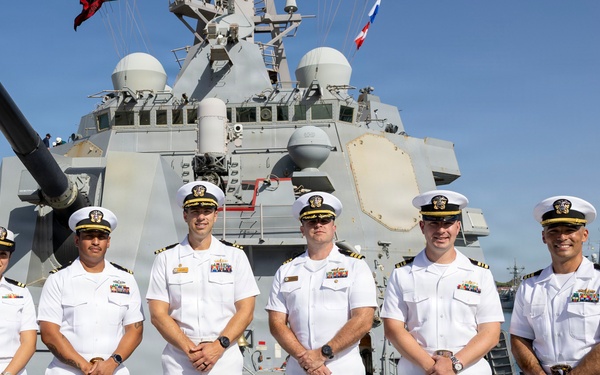 Officer Promotion Ceremony on DDG 117
