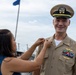 Lt. Brown Promotion Ceremony on DDG 117
