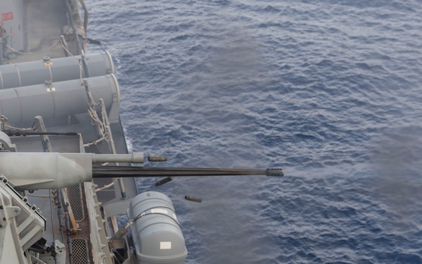 DDG 117 Shoots The Mark 38 25mm Machine Gun