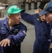 USS Mustin conducts engineering training team drill