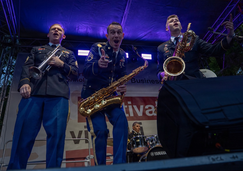 USAREUR-AF Band, Moldovan Counterparts Strike a Chord for Armed Forces Day