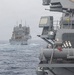 USS Mustin conducts replenishment-at-sea with USNS Wally Schirra