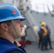USS Mustin conducts replenishment-at-sea with USNS Wally Schirra