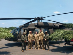 Georgia National Guard takes photo with state agencies