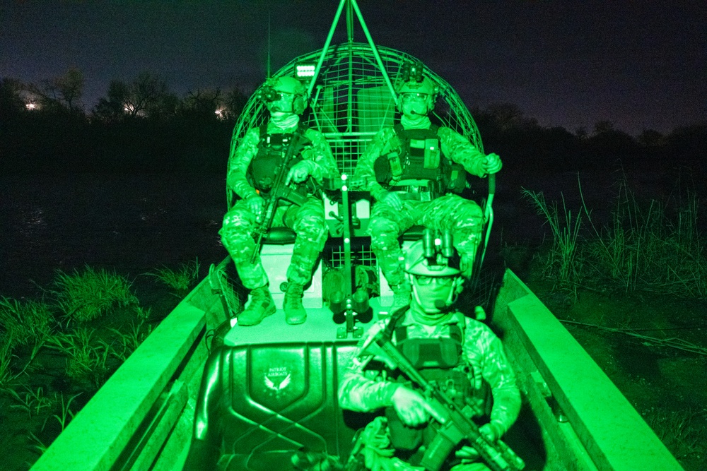 Night operations on the Rio Grande