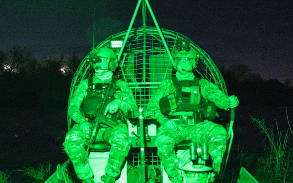 Night operations on the Rio Grande