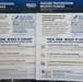 The image shows two nearly identical 'Suicide Prevention Month Pledge' flyers dated September 2026, issued by the Defense Suicide Prevention Office (DSPO). Both flyers are displayed side by side and feature the #SPM26 Pledge Challenge, encouraging military personnel to take action to prevent suicide. The right flyer appears to be associated with a military unit insignia and contains a visible signature on the pledge line.