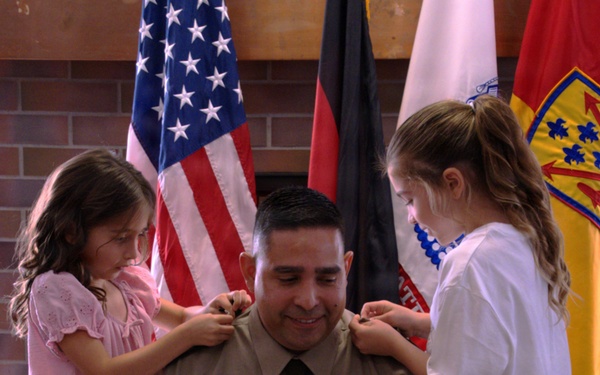 U.S. Army Maj. Leonel Correa Jr. Frocked to Lt. Col.