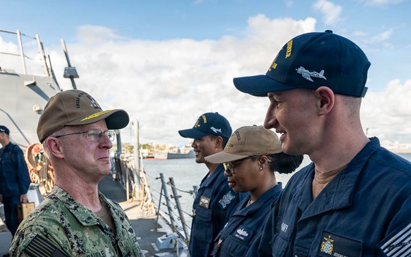 CNO Visits Naval Station Mayport
