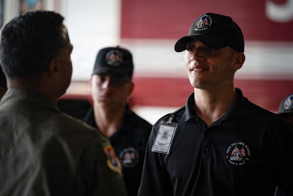 Youth Challenge Academy PR class 26-02 visits the 156th Wing