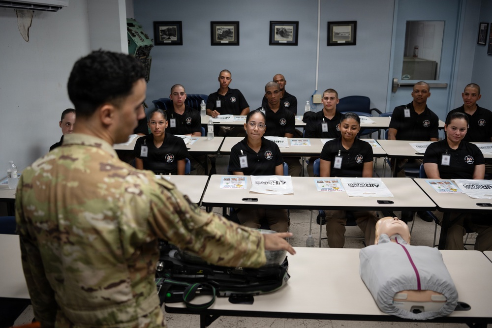 Youth Challenge Academy PR class 26-02 visits the 156th Wing