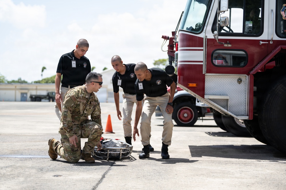 Youth Challenge Academy PR class 26-02 visits the 156th Wing