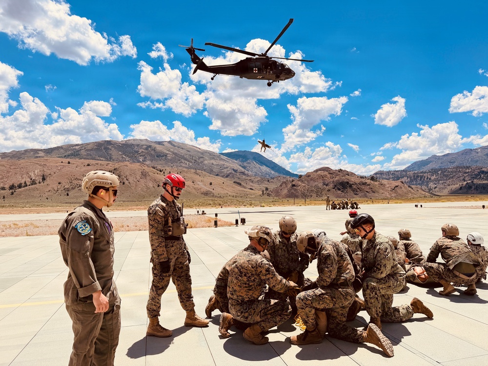 NMRTD Bridgeport builds air MEDEVAC skills through mountain training