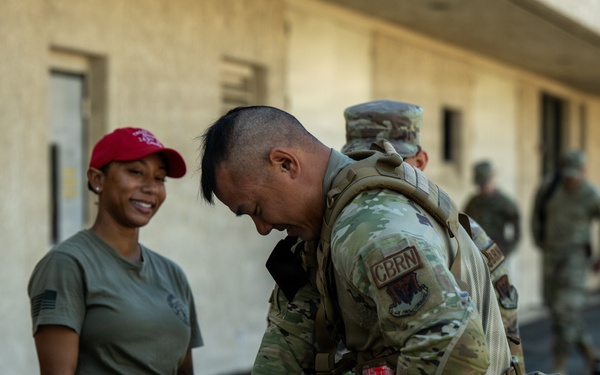 163d RTS supports expeditionary readiness through EMBER course
