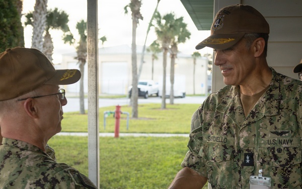 CNO, MCPON Visit U.S. 4th Fleet at Naval Station Mayport