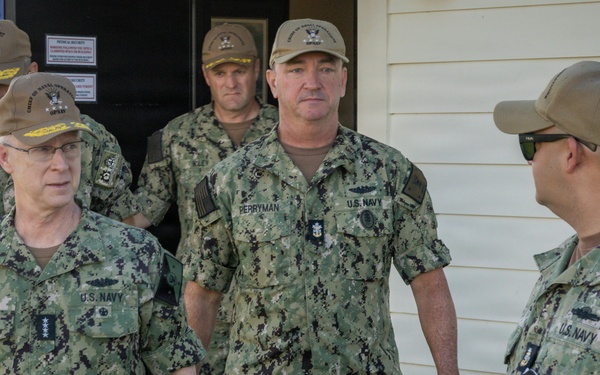 CNO, MCPON Visit U.S. 4th Fleet at Naval Station Mayport
