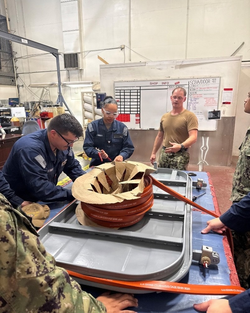 SIMA Norfolk Sailors Receive High in Demand Training on Watertight Closures