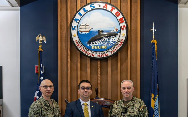 Deputy Assistant Secretary of War for Civilian Personnel Policy visits PNSY