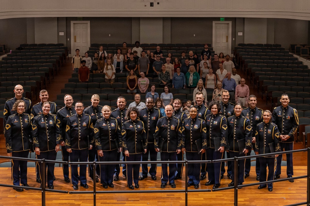U.S. Army Chorus Performs at Belmont University