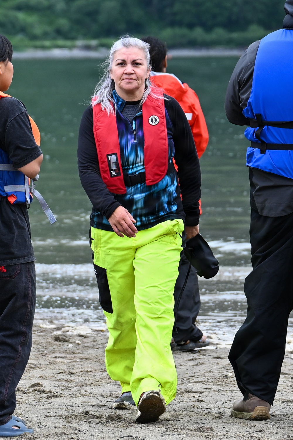 Coast Guard, Alaska Boating Safety Host Cold-Water Training for Tlingit and Haida Canoe Journey Participants, Juneau