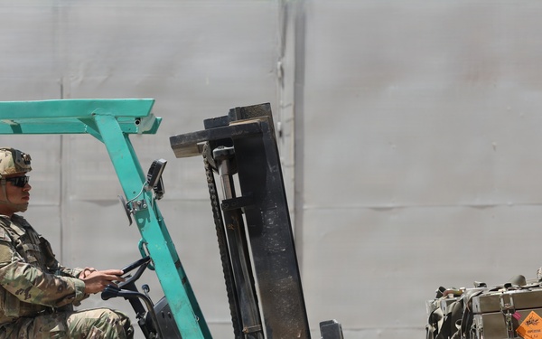 U.S. Army Soldiers Conduct Operations in the Middle East