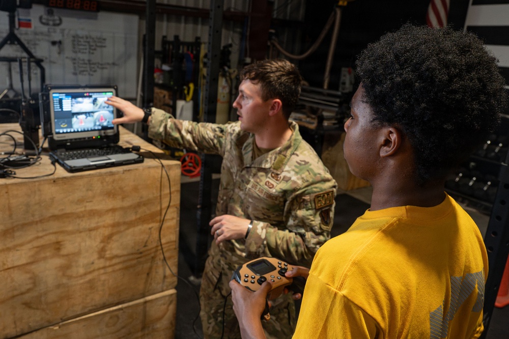 EAU Claire High School NJROTC Tours Shaw