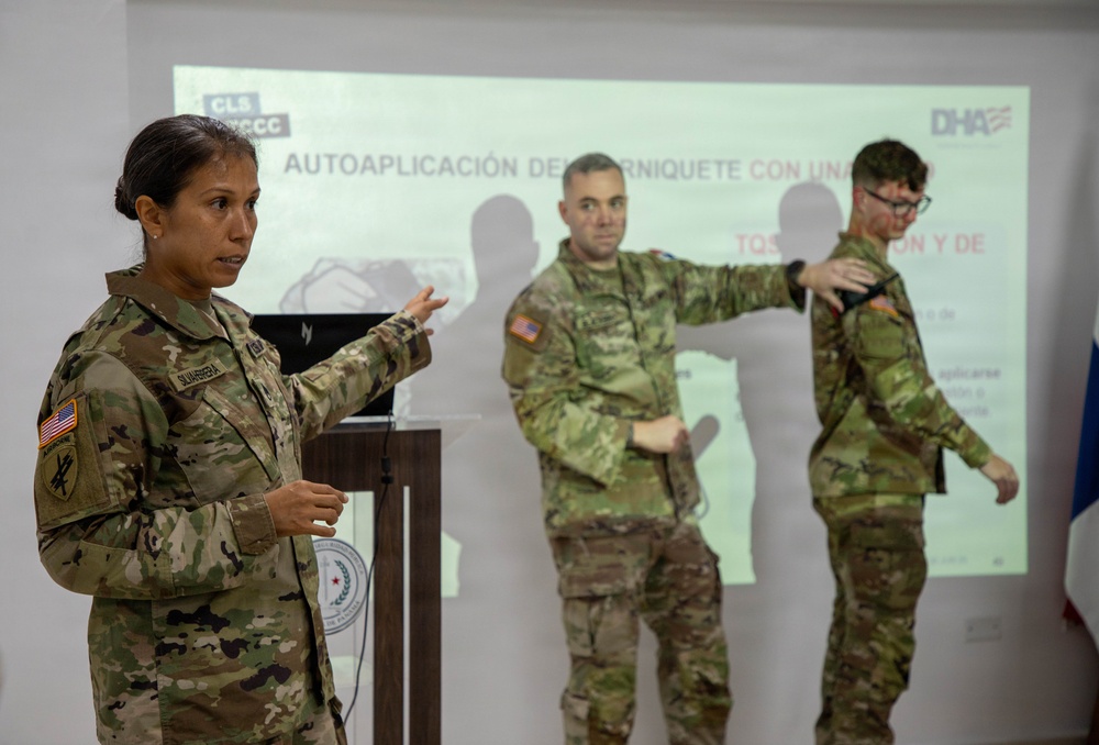 U.S. Army and Panamanian Security Forces train in Tactical Combat Casualty Care