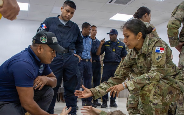 U.S. Army and Panamanian Security Forces train in Tactical Combat Casualty Care