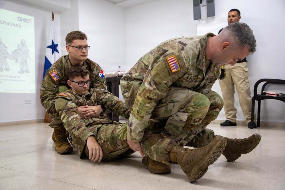 U.S. Army and Panamanian Security Forces train in Tactical Combat Casualty Care