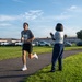 Student flight sets the pace: trainees test readiness with mock fitness assessments