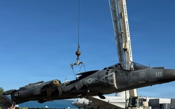 Last produced USMC Harrier completes its final mission
